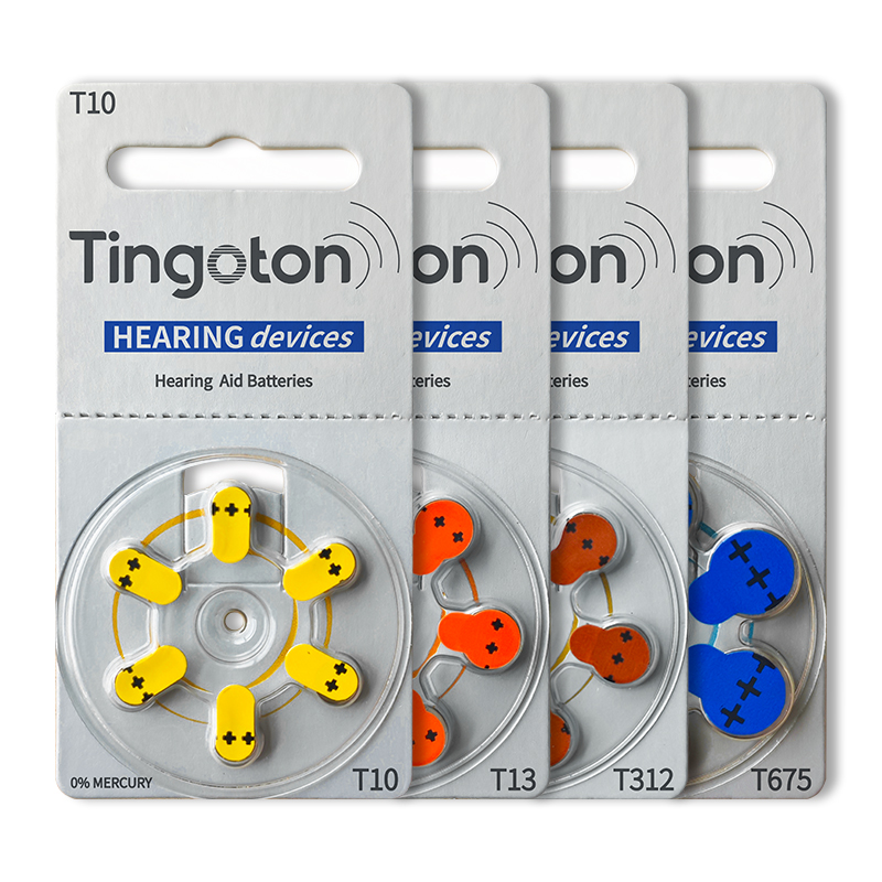 High-Performance Top Selling Zinc Air A13 A312 A675 A10 Button Cell Hearing Aid Batteries Ear & Hearing Products