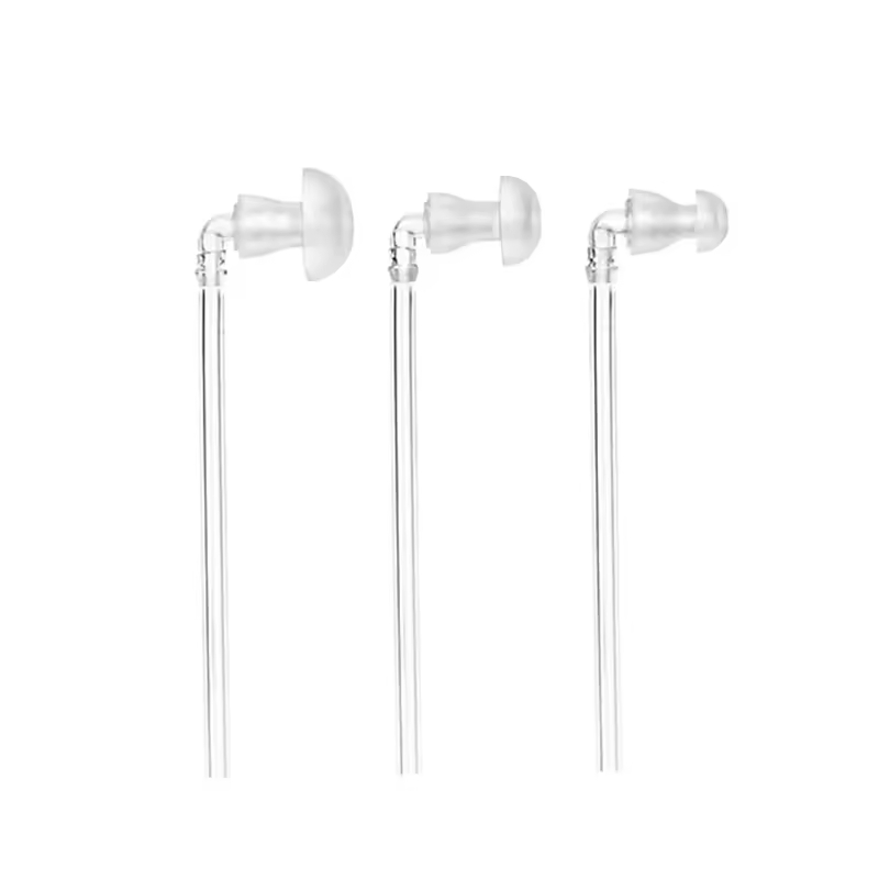 Hearing Aid BTE Ear Tips and Domes with Tube Silicone Breathable Various Sizes & Types OEM/ODM MOQ 100 Pcs Wholesale