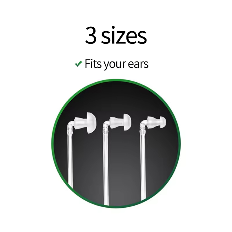 Direct Factory Sale Breathable Sound Tubes Hearing Aids with PVC Dome Transparent Ear Tips Sizes S/M/L BTE Compatible
