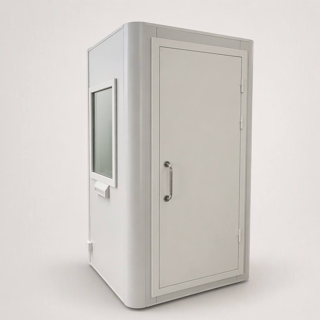Customizable Hearing Soundproof Booth Noiseless Ultra-Thin Sound Overall Color Steel Plate Without Glass Door 1200*1200*2200mm