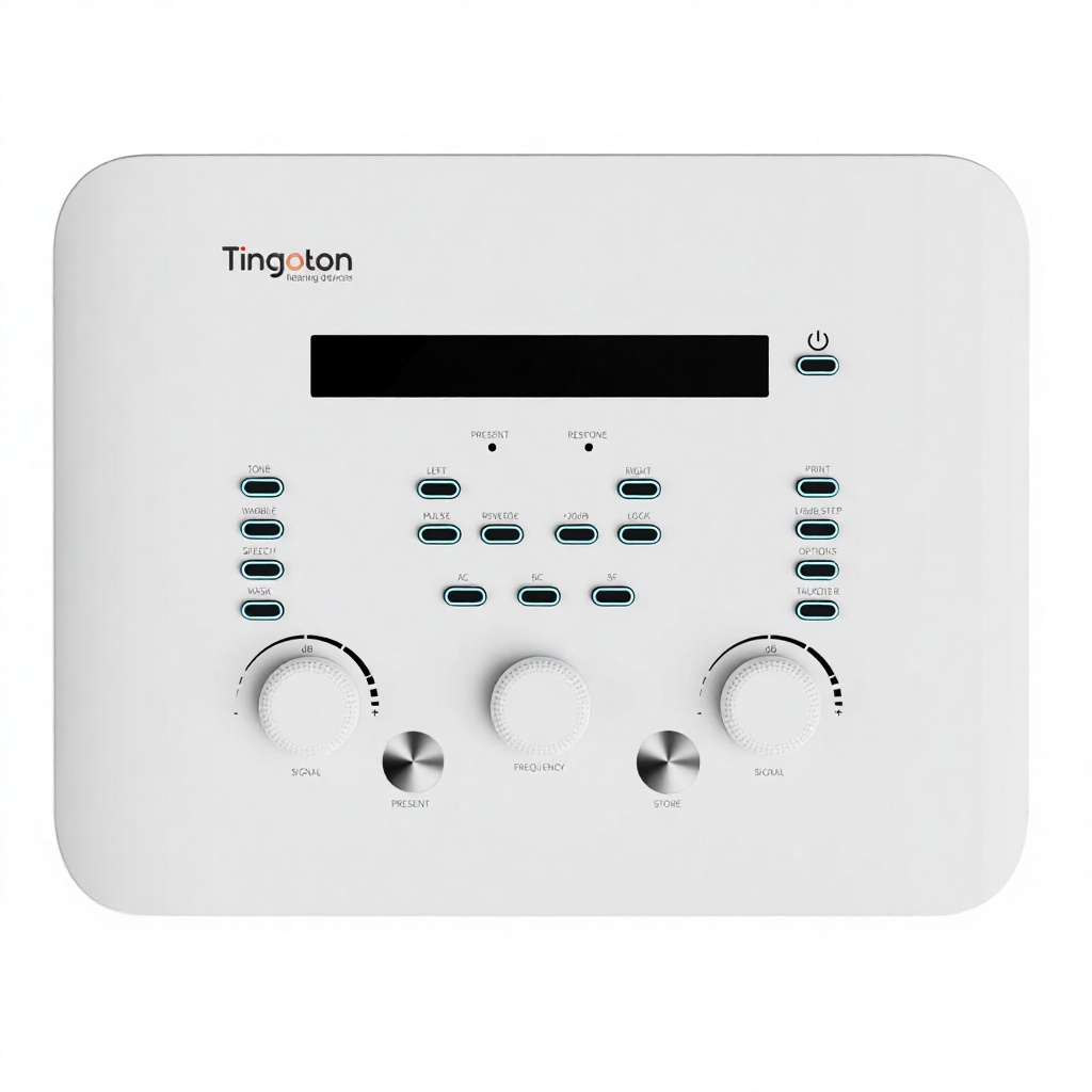 Tingoton Class II Adjustable Portable Standalone Audiometer with Seamless PC Integration for Ear & Hearing Tests