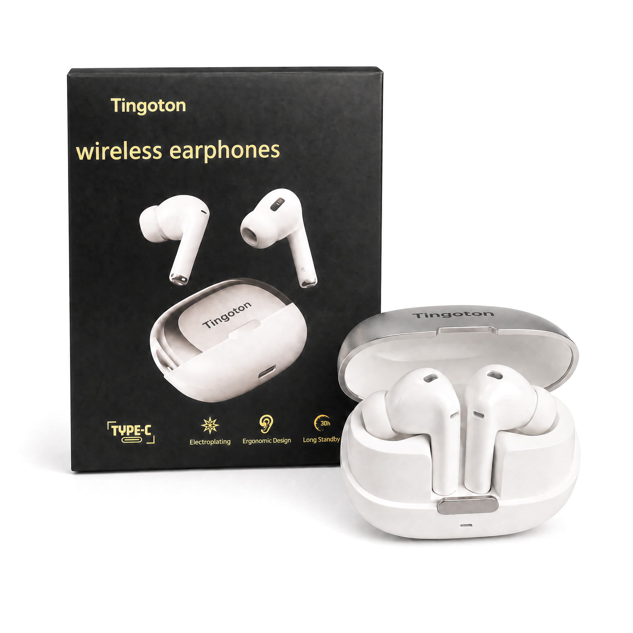 Factory Direct Supply Low-Priced Small In-Ear Wireless for 5.4 ANC Hi-Fi Headphone Anti-fall Long Standby Game Wholesale