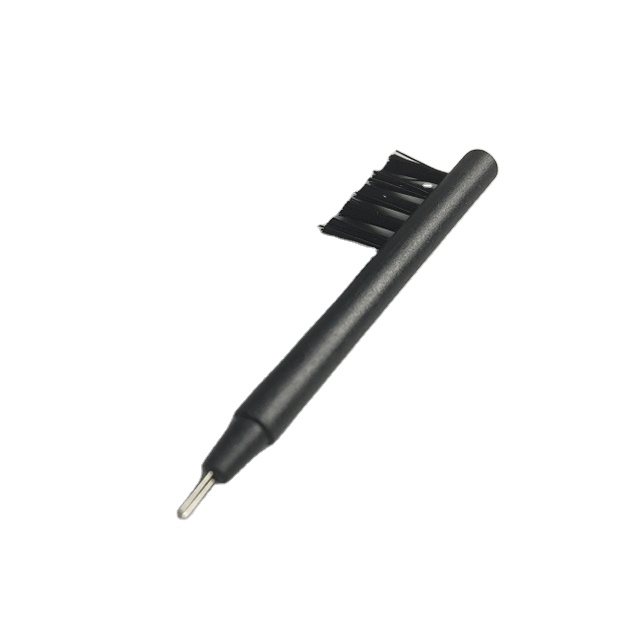 Hearing Aid Brush & Accessories Earwax Cleaning Tool with Battery Removal Volume Control Eco-Friendly Magnetic Design Black