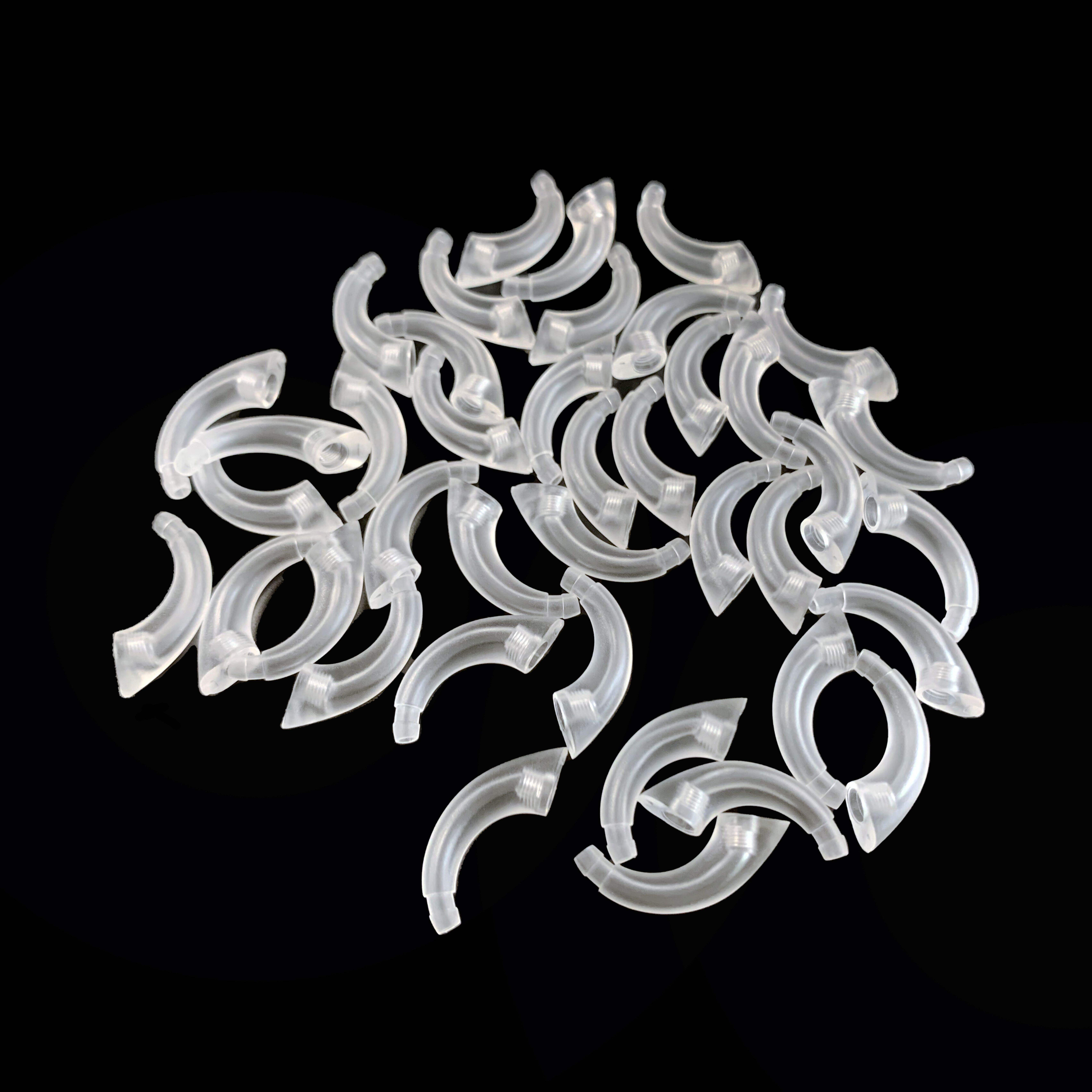 Hot Sale Tingoton BTE Hearing Aids Ear Hook Accessories-PVC Material Transparent Waterproof & Eco-Friendly