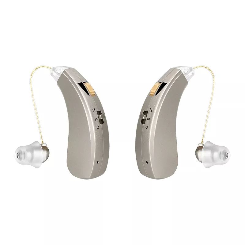 TINGOTON BTE Digital Rechargeable Hearing Aid Noise Reduction Comfortable Hanging Design for Severe Hearing Loss Deaf-China Made