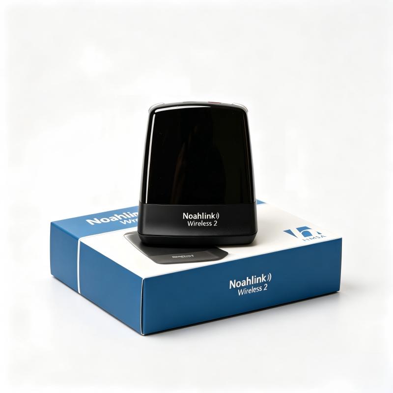 For Noahlink Wireless Digital Hearing Aid Programmer Black ABS 11.5x13.5x3.5cm 0.15KG