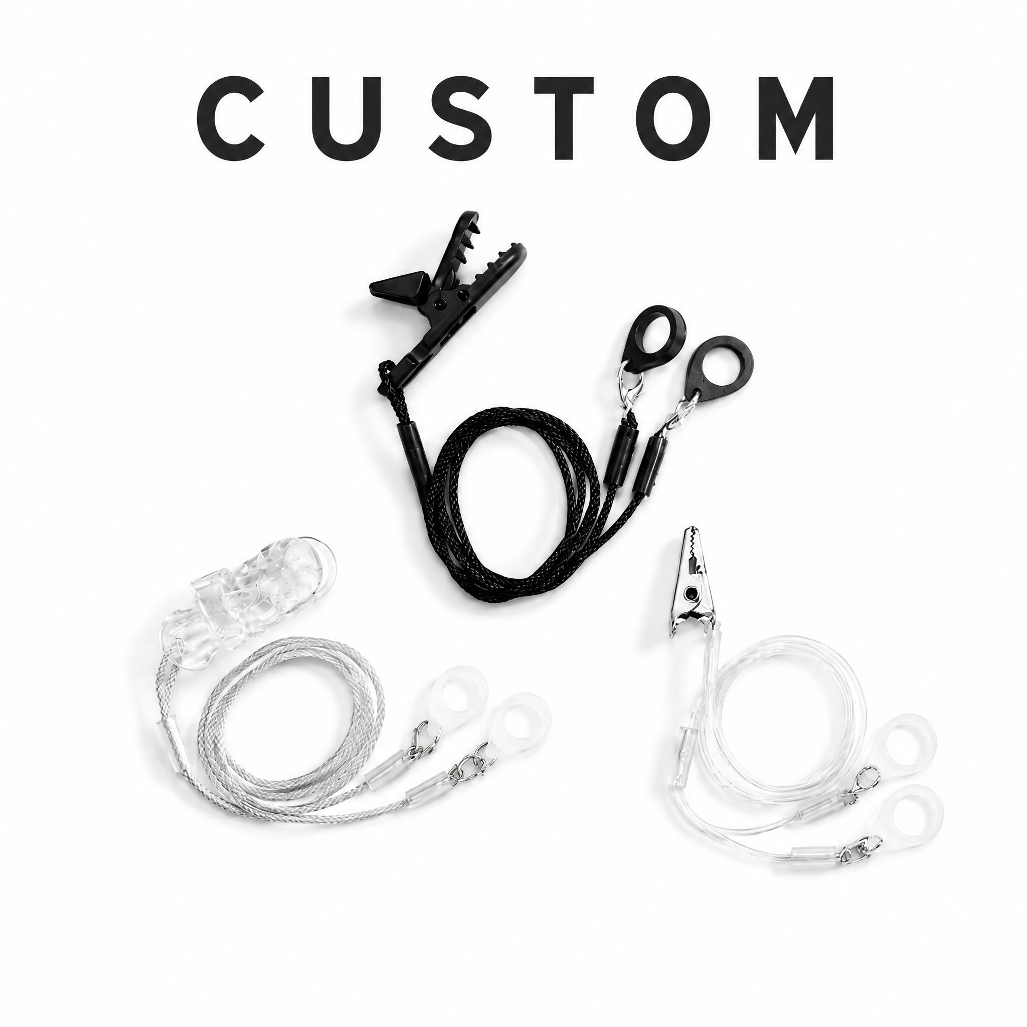 Tingoton BTE Hearing Aid & Earphone Clip Anti-Lost Silicone Strap Breathable Design Customizable Length Multi-color OEM Protect