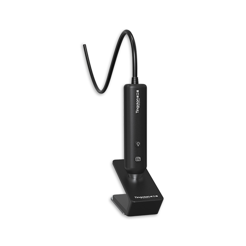 Tingoton Handheld Digital Smart Otoscope Microscope Endoscope Inspection Camera Stand 1280x720 Resolution 30FPS Adjustable LED