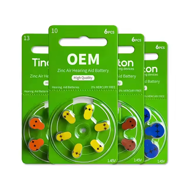 Top Selling OEM High-Performance Zinc Air  Batteries with 3-Year Shelf Life