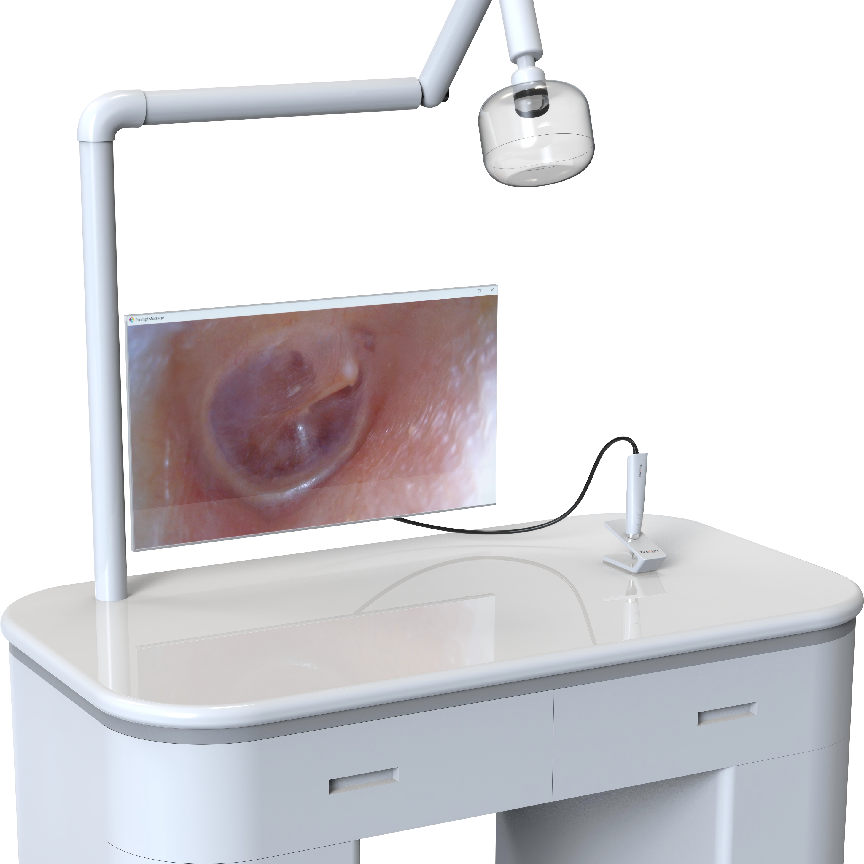 Advanced ENT Hearing Operating Table Surgical Instruments Workstation Single Operator Adjustable LED Lights USB Extension Jack