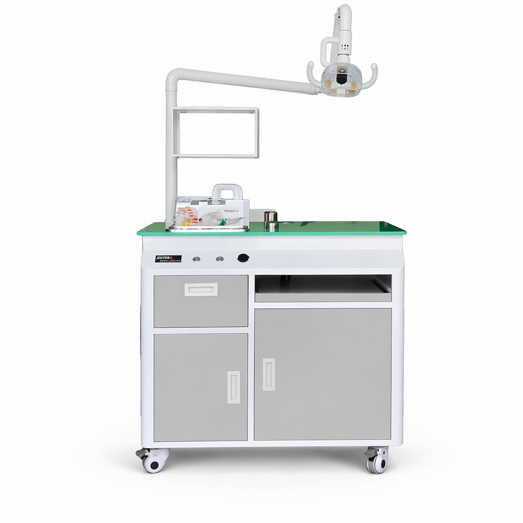 Hearing Operating Table Single Operator Technician Desk Adjustable LED Lights USB Extension Jack Maintenance Ear Canal Check Ear