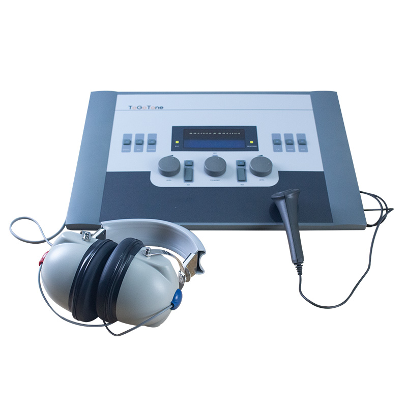 Togotone Medical Audiometer with Pure Tone & Warble Tone Testing for Elderly Hearing Loss Diagnosis