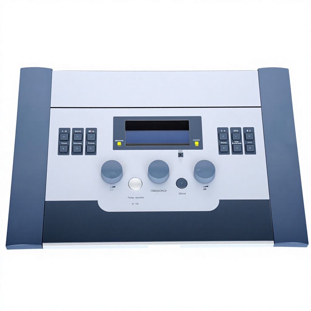 Clinical Diagnostic Audiometer Two Independent Channels Easy Adjustable Features DC 15V Standard Packaging Headphone for Hearing