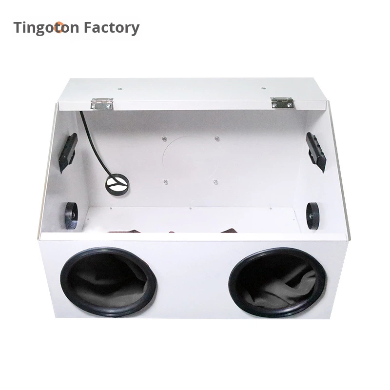 All-in-one Full Metal & Acrylic Sheet Dustproof Table Grinder for Grinding Cutting Polishing Carving