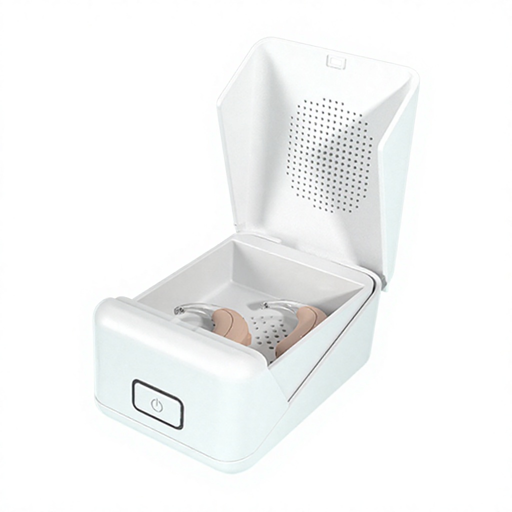 Cheap Phonak Hearing Aid Drying Capsule Case with Quick Dry USB Charging ABS Material 2H/8H Timer
