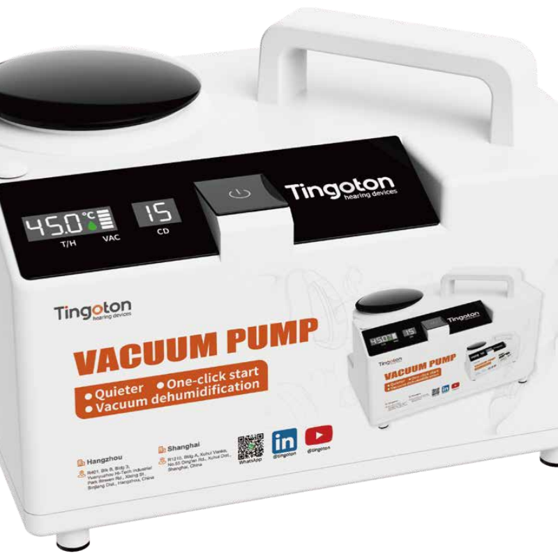 Tingoton Ouiet Version Clean Heating Drying UV Sterilization Smart Temperature Control LED Display Low Noise Hearing Aids Vacuum