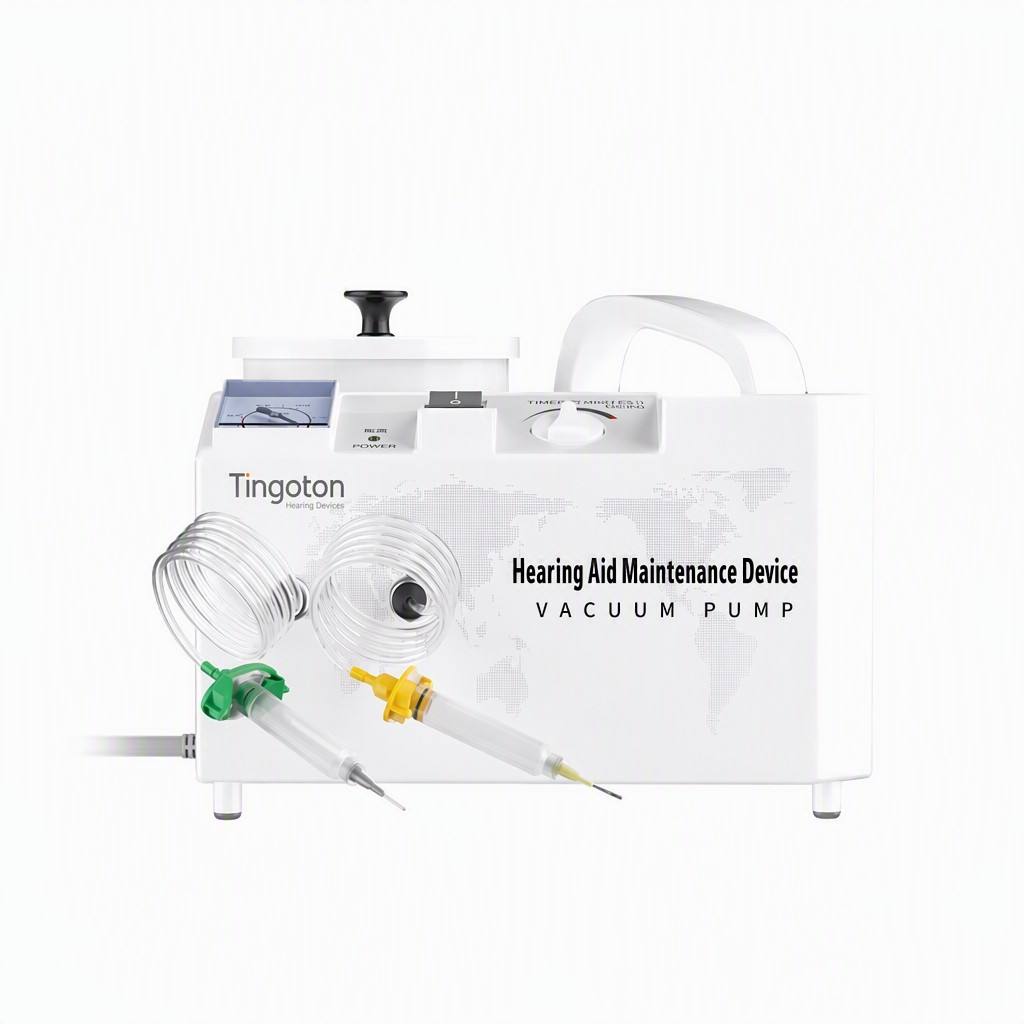 Tingoton Timing Function Vacuum Pump Equipment for Hearing Aid Drying Ear & Hearing Products