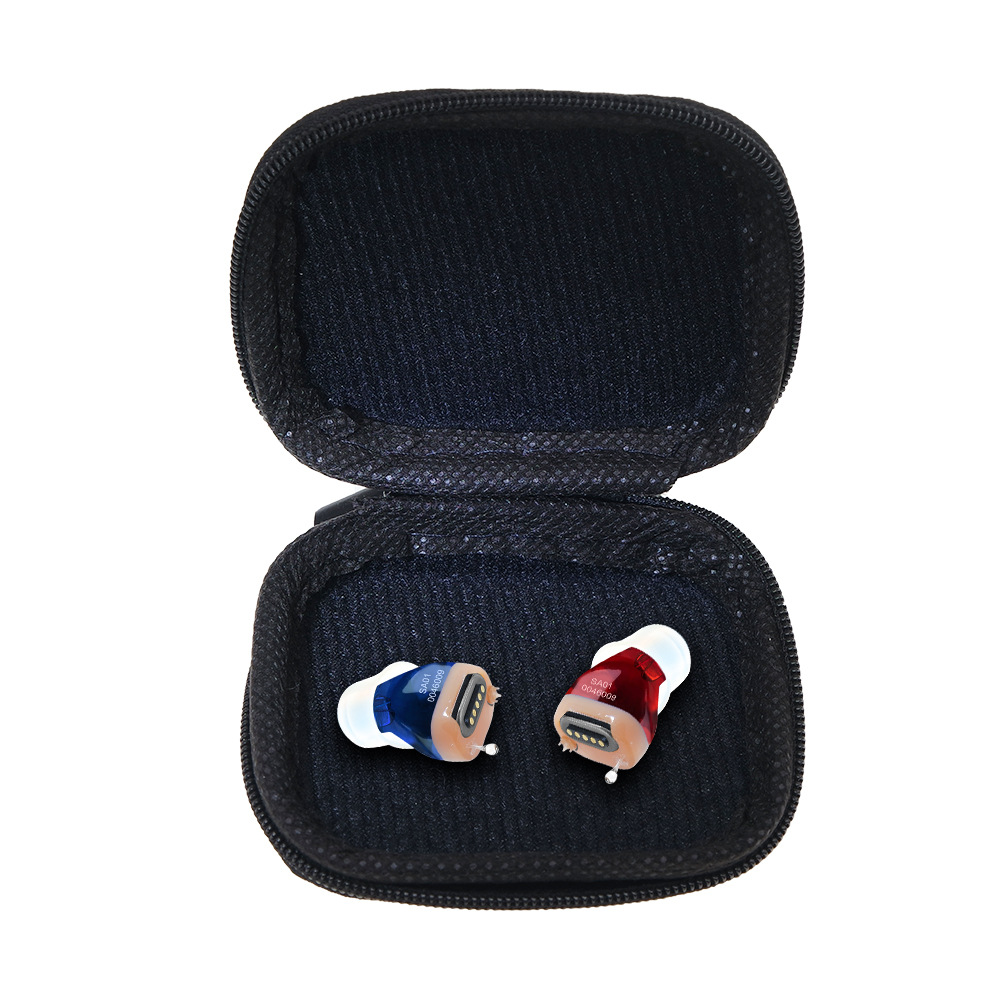 Mini Rechargeable Digital ITE Hearing Aid Eco-Friendly ABS Material 26h Working Time 4.5h Fast Charging-Wireless for Severe