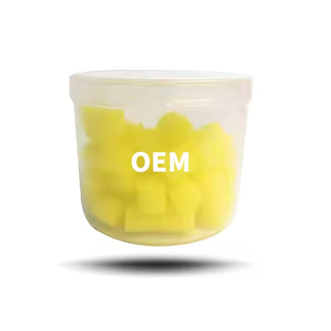 OEM/ODM High Quality Eco-Friendly Safety Yellow Cylindrical PU Foam Earplug Acoustic Hearing Protection with Round Case