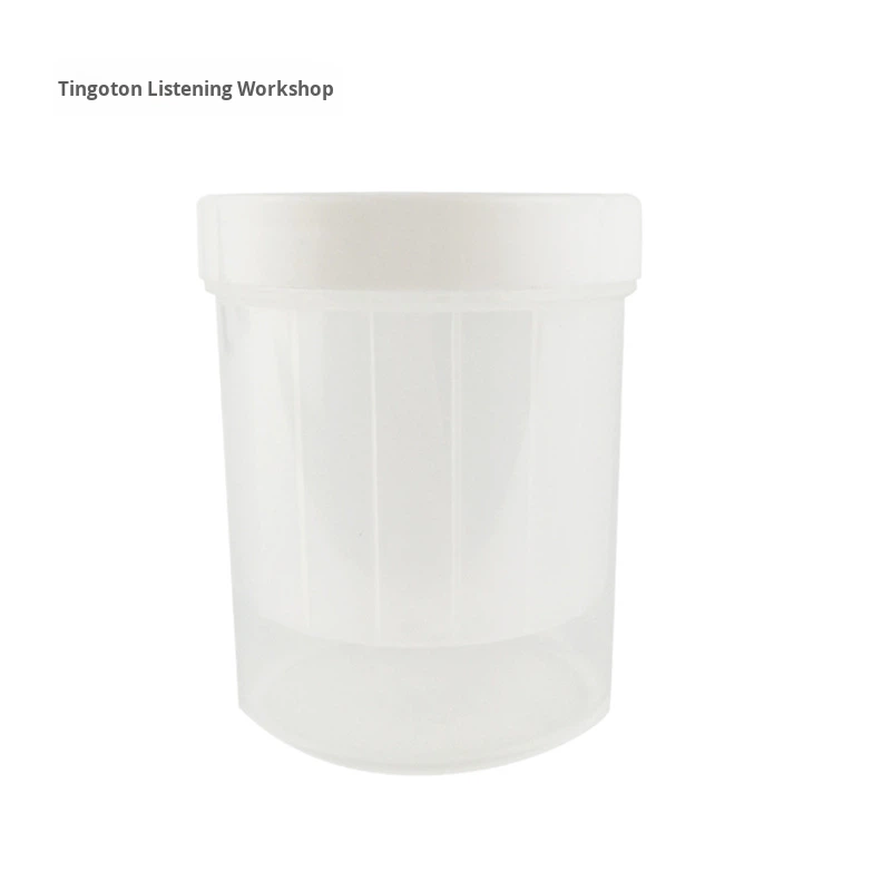 Hearing Aid Ear Mold Cleaning Jar for Elderly and Children PP Material Made in China