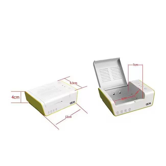 OEM/ODM New Design Electric ABS Material Hearing Aid Sanitizer UV Dryer Box Quick Dry Temperature Control (45/39) Timing