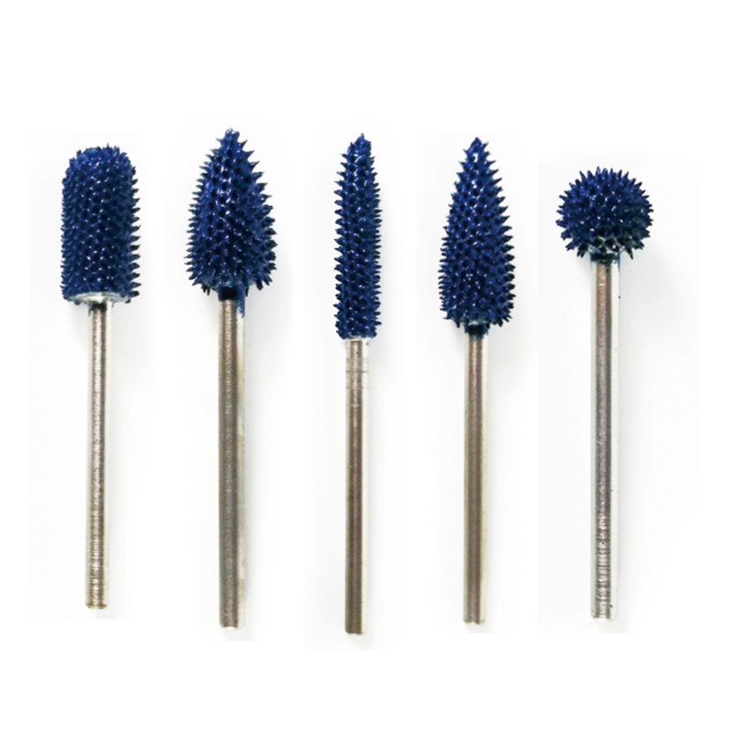 Tingoton Custom Eco-Friendly Carbide Blue Soft Eardrum Cutting Oblique Drill with Polishing Function Resin Grinding China