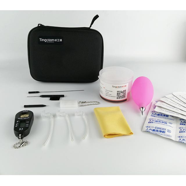 Tingoton Eco-Friendly Breathable Drying Box Air Blast Ball Electric Tester Clean Removal Tool Soft Spiral Health Ear Plugs