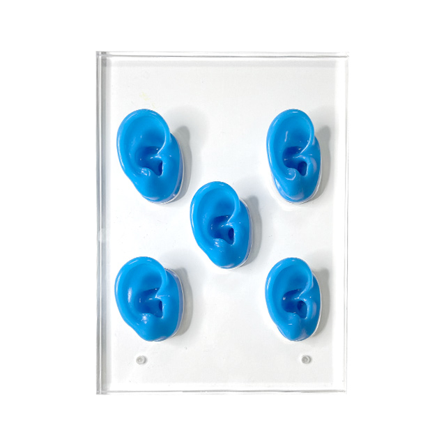 3D Artificial Silicone Human Ear Model Desktop Display Stand-Eco-Friendly Customizable Colors & Logo OEM Service High Quality