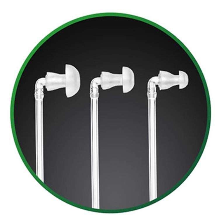 Hearing Aid Accessories Transparent PVC Tubing Breathable Ear Tips Earplugs Domes S/M/L Custom Logo BTE Hearing Aids 100/Pack