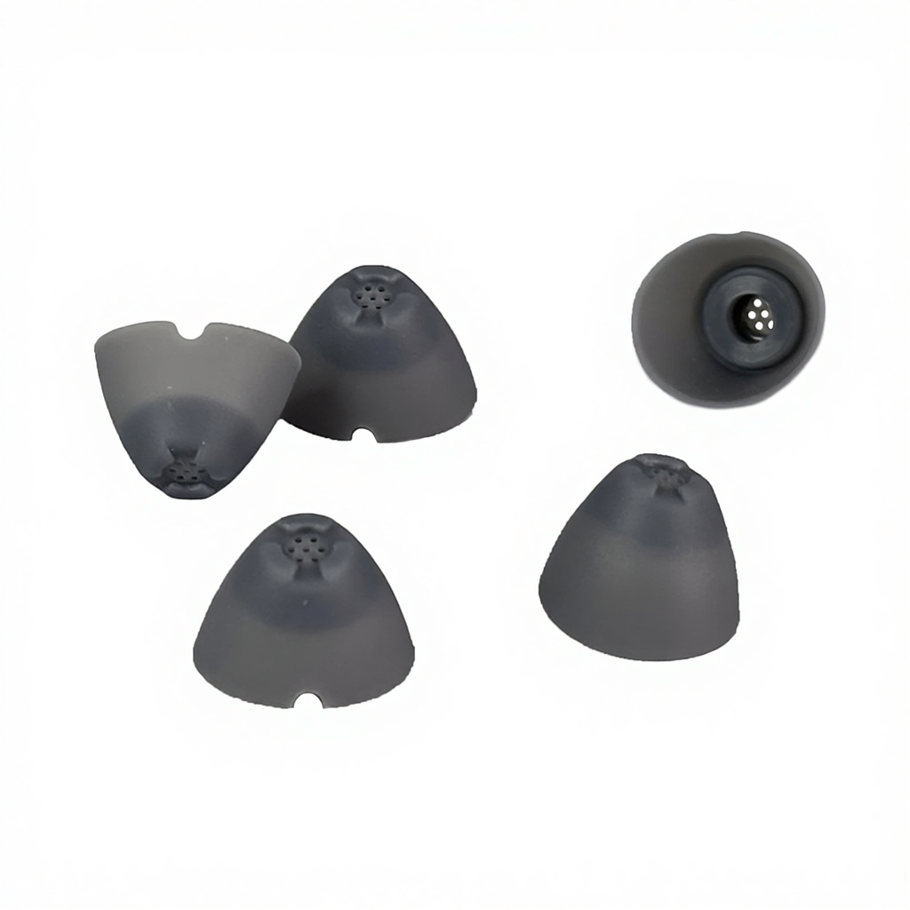 Hearing Aid Accessories Earplugs Medical Grade Silicone RIC Hearing Aid Receiver Ear Mold Half-Open Type Noise Reduction Sound