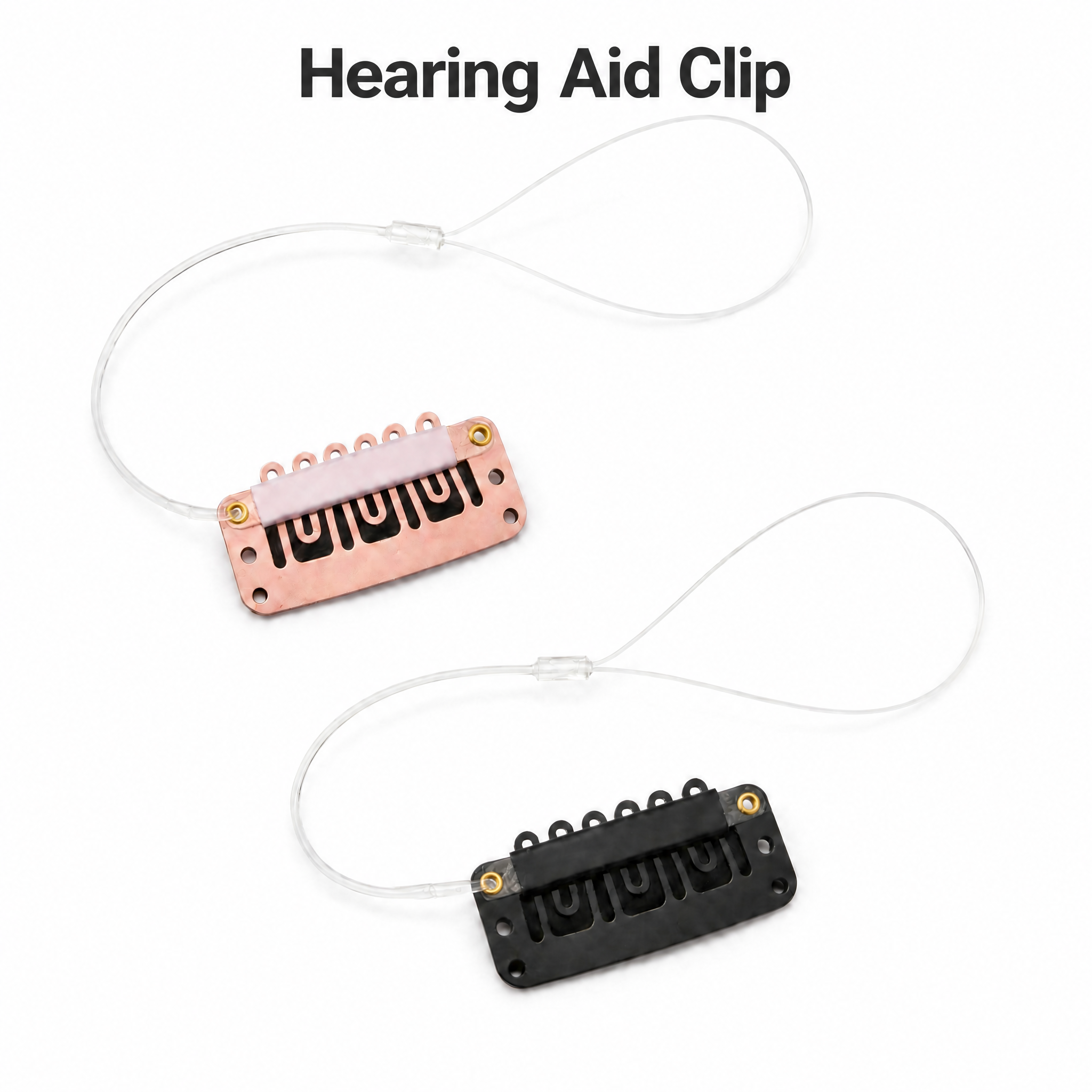Custom Silicone Clip Protector Otoclip Hearing Aid Hairpin Style Anti Loss Rope Beautiful  Anti Lost Accessories BTE Hearing Aid