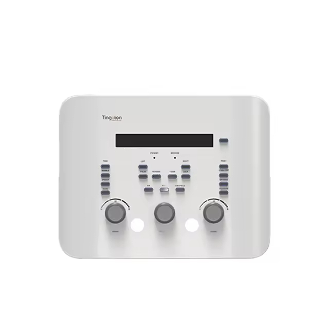 Tingoton Professional Audiometer High-Precision Dual Channel Diagnostic Tool Air Bone Conduction Live/Recorded Speech Testing