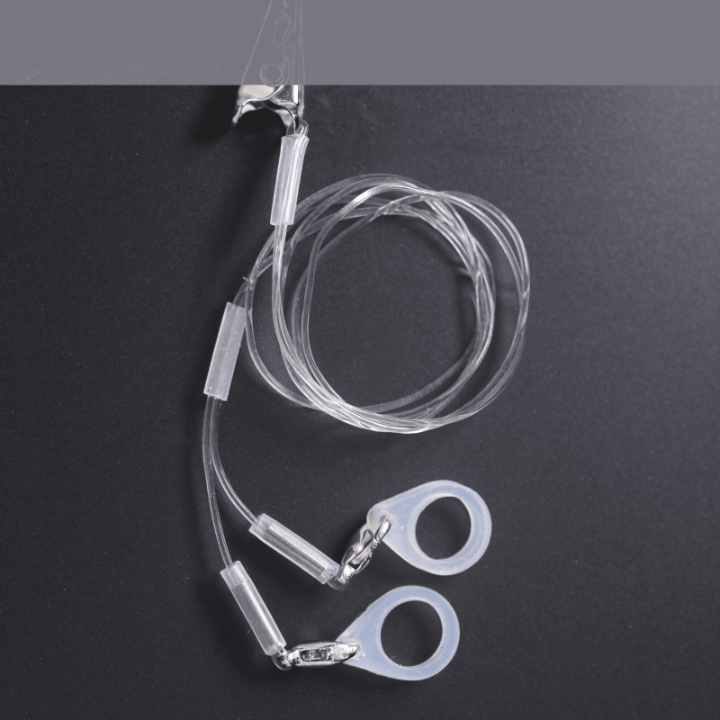 2026 New Tingoton Transparent Silicone Binaural Anti Loss Rope Eco-Friendly Safety Protector Clip for BTE Hearing Aid Protection