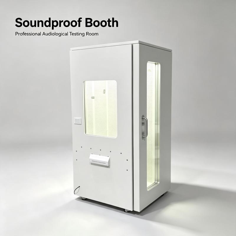 Customizable Door-to-door Installation Movable Soundproof Room Ventilating Sound Reduction Index 975*760*2040MM Glass Door