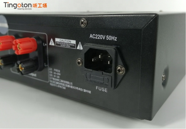 Tingoton Voice Improvement Hearing for Machine Audio Power Amplifier 220V 30HZ-20KHZ for VRA product detail
