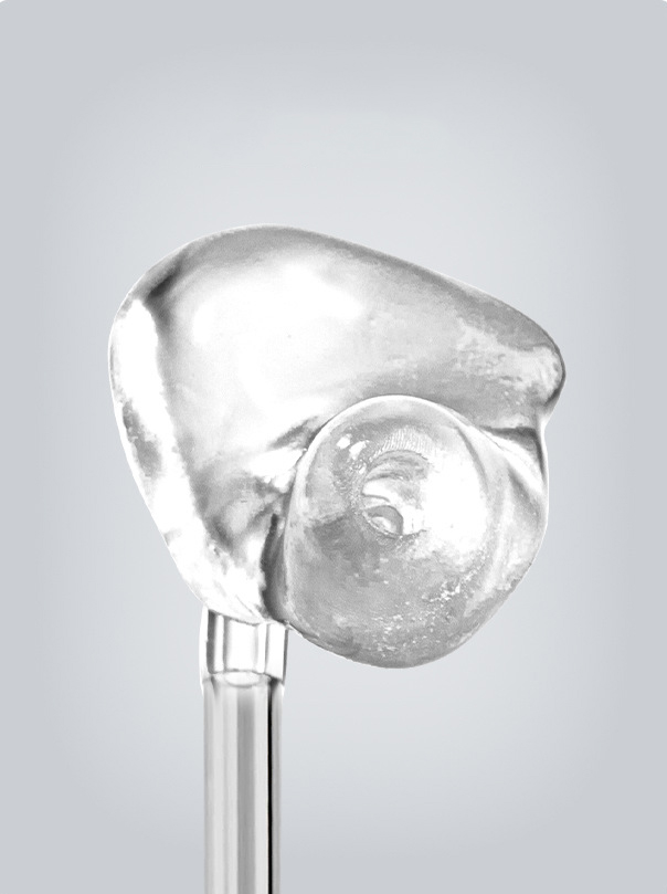 Professional Supplier's Universal BTE Resin Material Hard Hearing Aid Ear Mold Specific for Human Use product detail