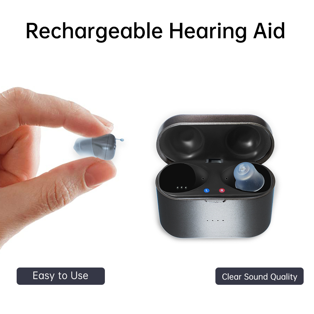 Best Pro Rechargeable for  Digital Amplifier Hearing Aid with Noise Canceling Feature product detail