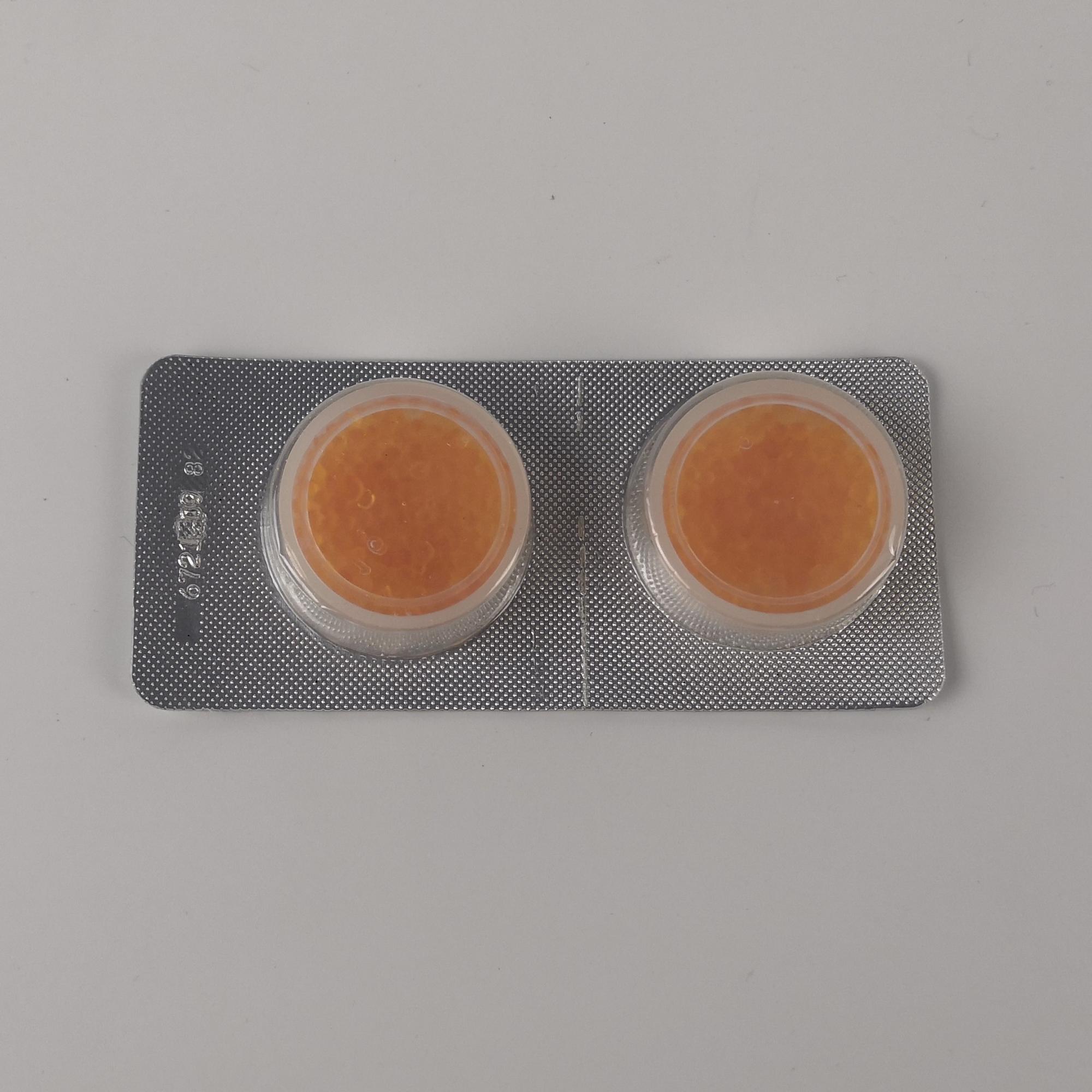 Wholesale High Quality Orange Silica Gel Quick Dry Hearing Aid Desiccant Capsules Dryer Dehumidifier 2 Pcs 30-60 Days 64x19mm 3g product detail