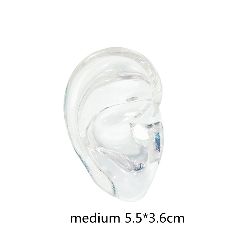 Transparent Hard Silicone Artificial Human Ear Simulator for Hearing Center Display product detail