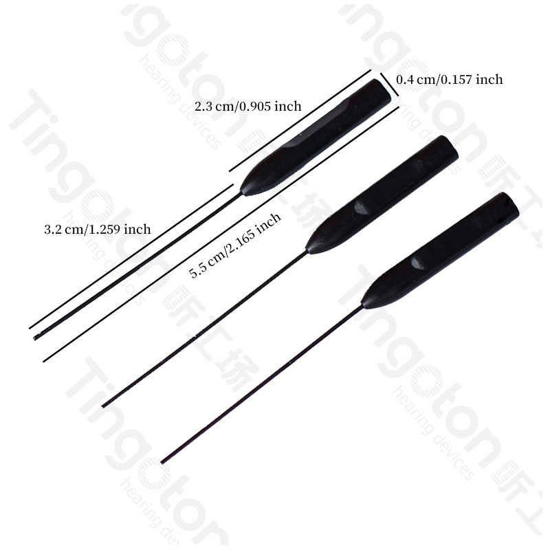 Hot Selling Wholesale Hearing Aid Cleaning Brush Steel Needle Magnet Eco-Friendly ABS Material Regular Ventilation Rod Battery product detail