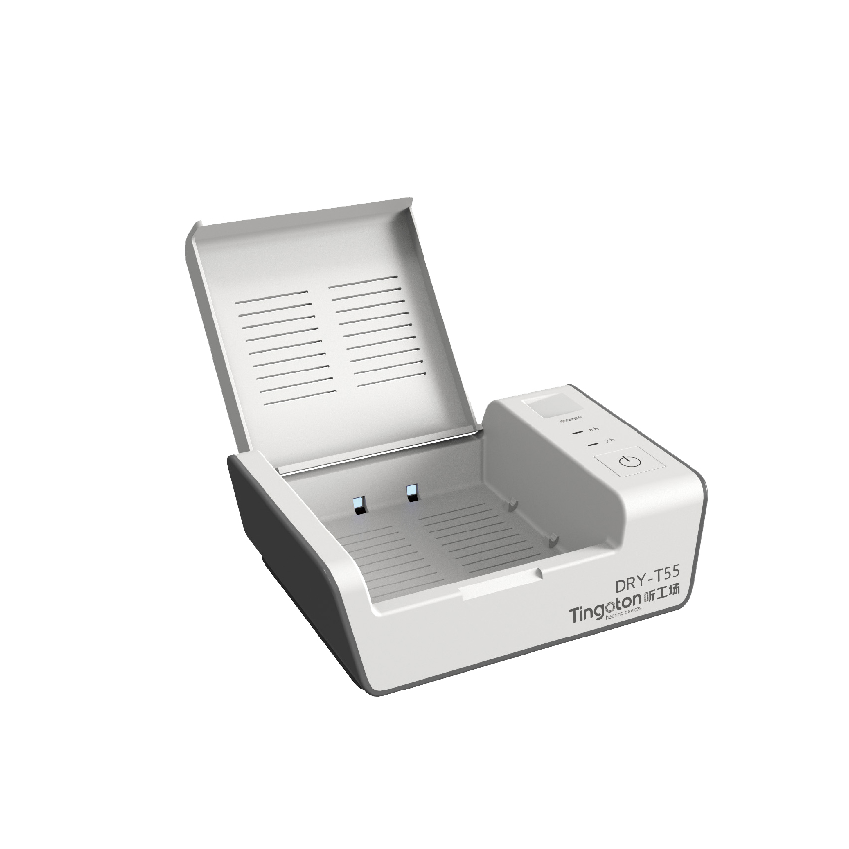 OEM/ODM Household UV-C Light Sanitizer Dryer Dehumidifier Dry Box Storage Case for Airpods Ear Amplifiers and Hearing Aids product detail