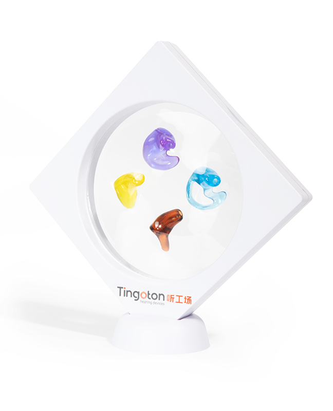 Display Stand for Ear Molds PE Elastic Membrane Ear Mold Showing Stand for Ear & Hearing Products product detail