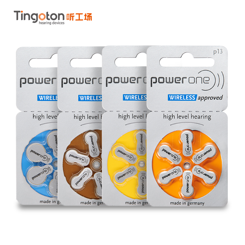High-quality Power One Zinc Air Hearing Aid Batteries (P10 13 312 675) 1.45V 60 Cells/Box product detail