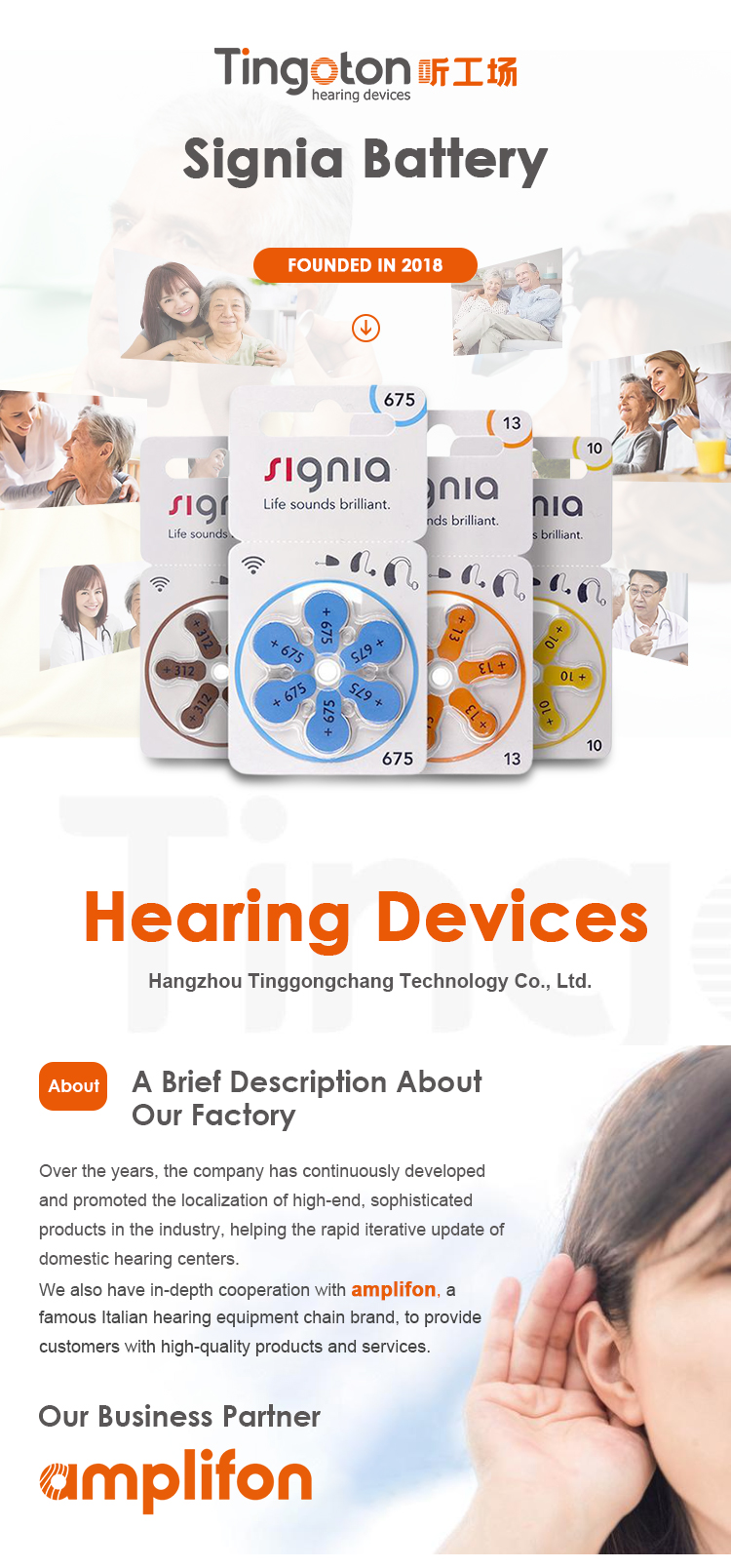 Trending Health Medical Ear Hearing Retone Hearing Pile Auditive 312 Signia A13 1.45V High Quality Hearing Aid Batteries Hearing product detail