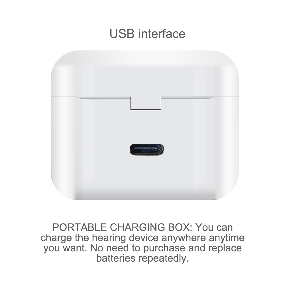 New Rechargeable for Bluetooth Invisible Hearing Aids for Seniors for Old Children product detail