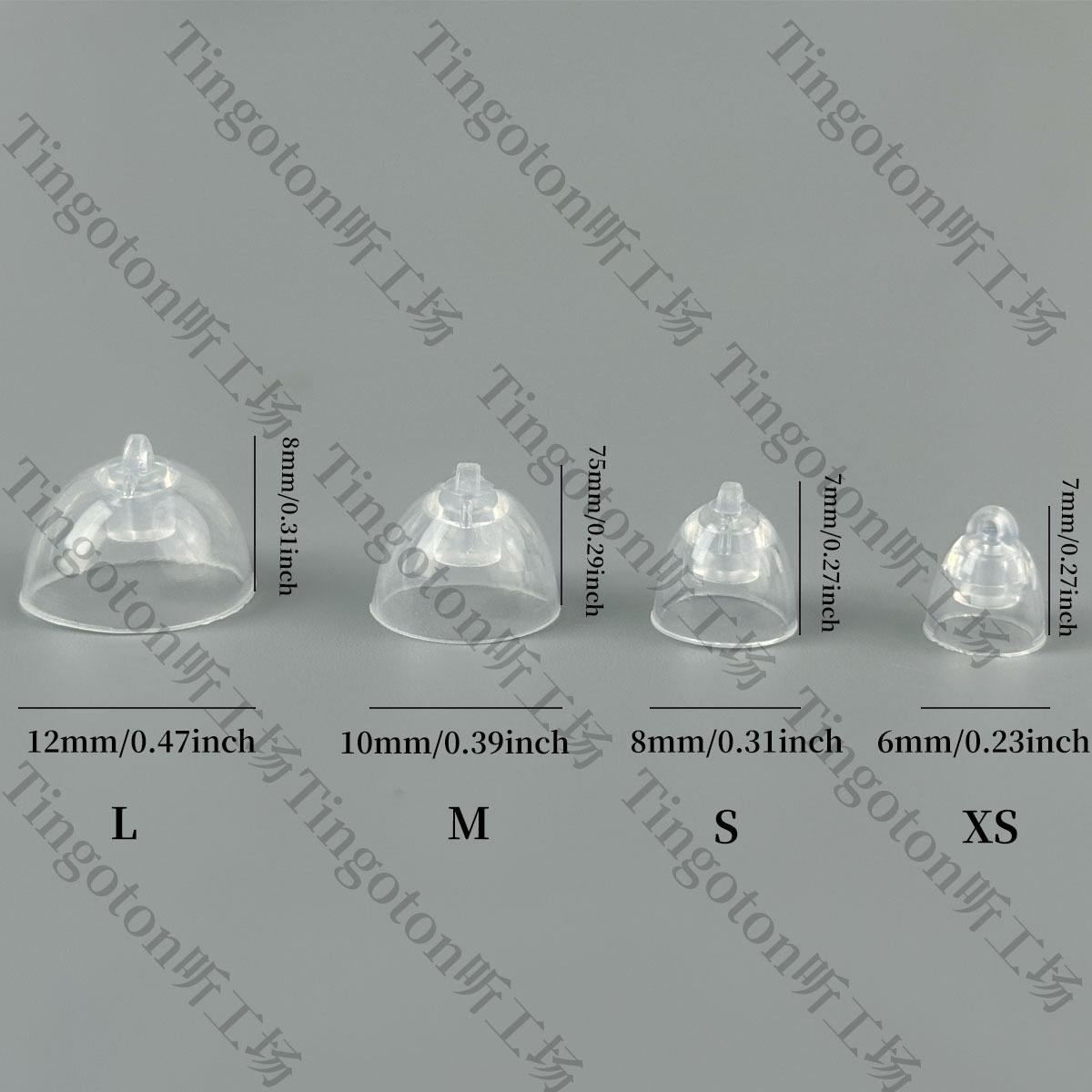 Wholesale Hearing Aids Eardrums Semi Open Earphones Medical Grade Silicone Material Noise Reduction Sound Transmission Earplugs product detail