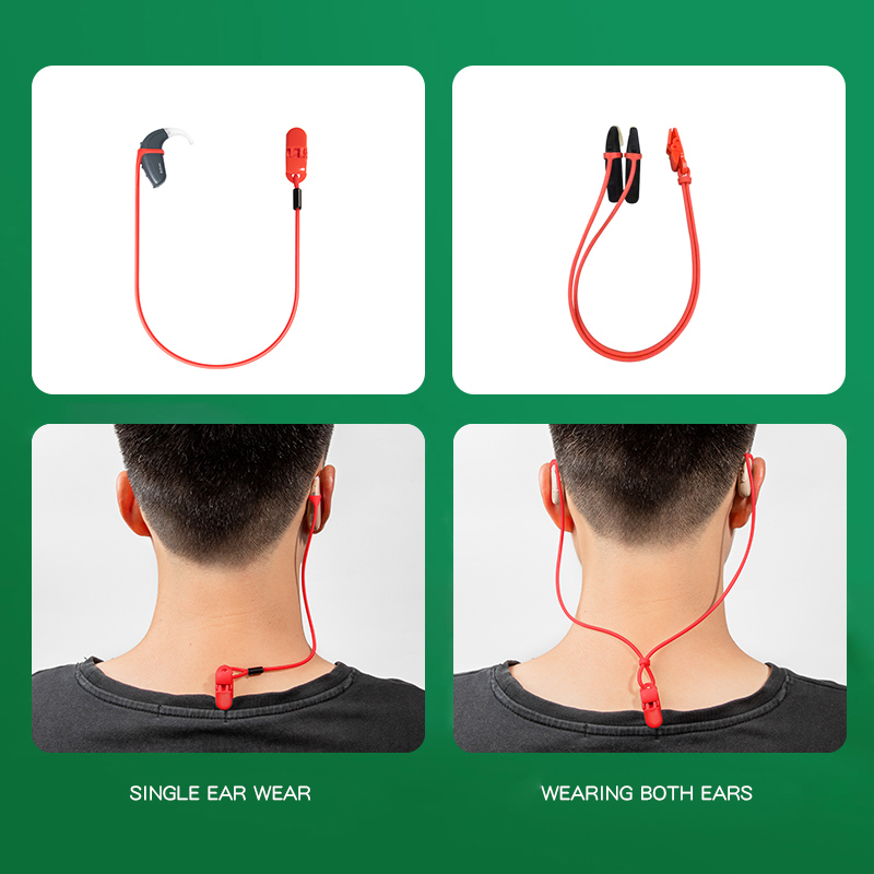 Colorful Silicone Anti Lost Neck Strap Clip String Rope Line Lanyard for Airpods Earphone product detail