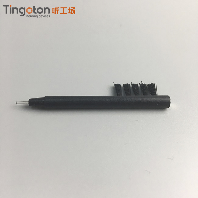 2025 New Eco-Friendly Hearing Aids Cleaning Brush with Volume Control Nylon Magnetic Steel Needle Battery Take Tool Accessories product detail