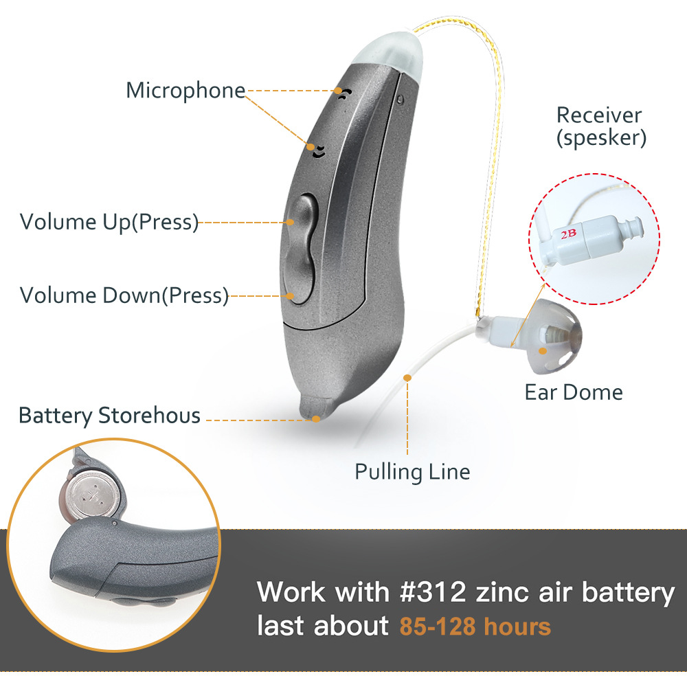 Digital Programmable Tinnitus Masker for Deaf Individuals Wholesale Hearing Aid Ear & Hearing Products product detail