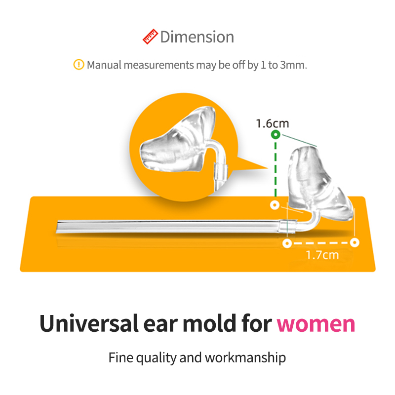 Professional Supplier's Universal BTE Resin Material Hard Hearing Aid Ear Mold Specific for Human Use product detail